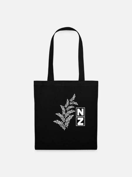 Neuseeland Australien - Stoffbeutel - Schwarz