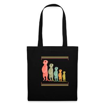 meerkat - Tote Bag - black - Front