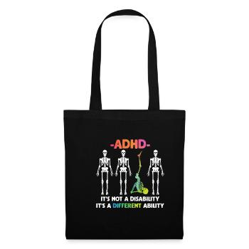 ADHD No disability special abilities - Tote Bag - black - Front