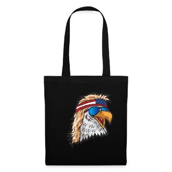 American bald eagle Patriot USA - Tote Bag - black - Front