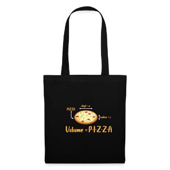 Pizza math formula Funny fast food nerd - Tote Bag - black - Front