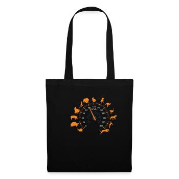 Speed limit for runner speedometer - Tote Bag - black - Front