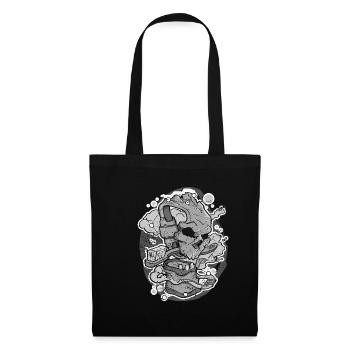 Crochets d’escalade Skull Chalkbag - Sac en tissu - noir - Devant