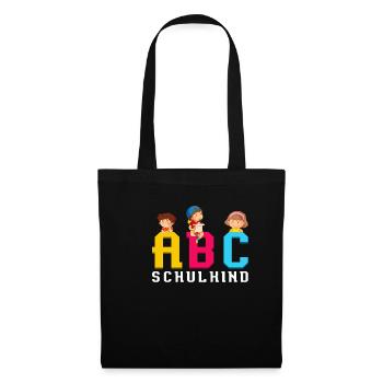 Einschulung - Stoffbeutel - Schwarz - Vorne