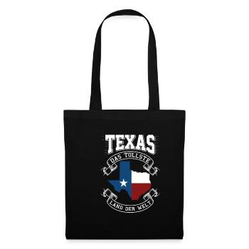 Texas - Stoffbeutel - Schwarz - Vorne