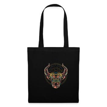 Taurus zodiac horoscope art astrology - Tote Bag - black - Front