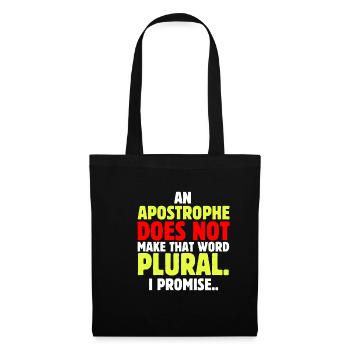 Punctuation day English teacher grammar grammar - Tote Bag - black - Front