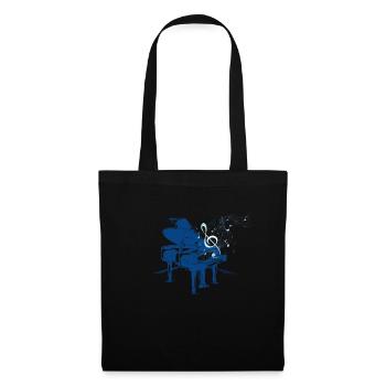 Piano Instrument - Sac en tissu - noir - Devant