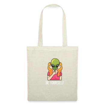 Be Yourself Alien Fan Gift - Stoffbeutel - Natur - Vorne