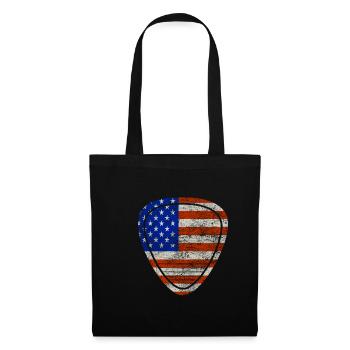 Guitare - Sac en tissu - noir - Devant
