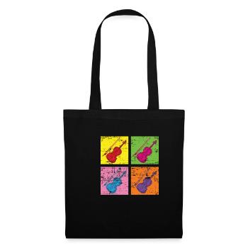 violin - Tote Bag - black - Front