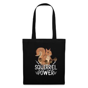 Squirrel cute animal - Tote Bag - black - Front