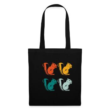 Squirrel animals - Tote Bag - black - Front