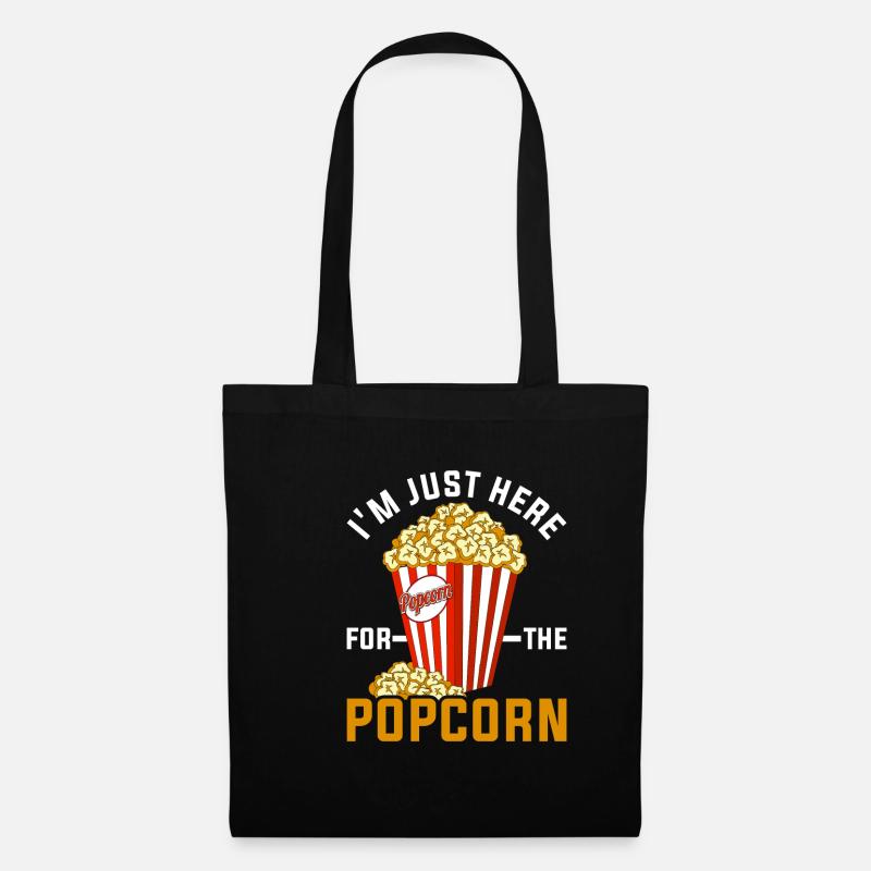 Popcorn - Stoffbeutel - Schwarz