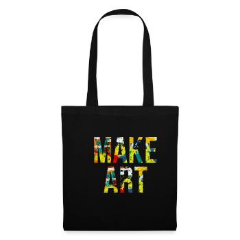 Colorful Art Painting Artist Art Creative - Tote Bag - black - Front