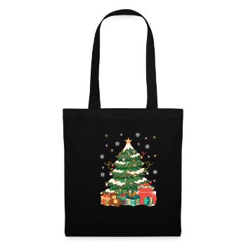 Weihnachten Geschenk Advent Jesus - Stoffbeutel - Schwarz - Vorne
