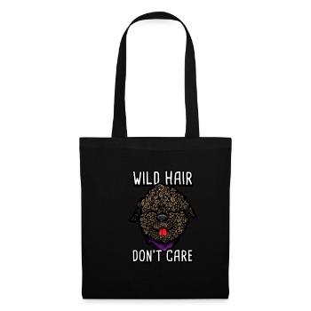 Lagotto Romagnolo Wild Hair Don't Care Barbet - Stoffbeutel - Schwarz - Vorne