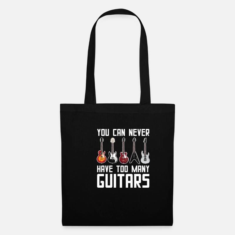 Gitarre - Stoffbeutel - Schwarz