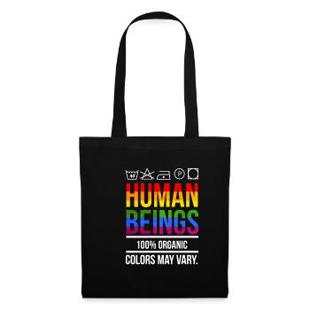 Equal rights human rights LGBT - Tote Bag - black - Front