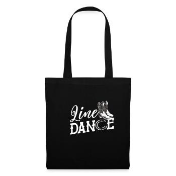 Line Dancing Horseshoe Country Line Dance - Tote Bag - black - Front