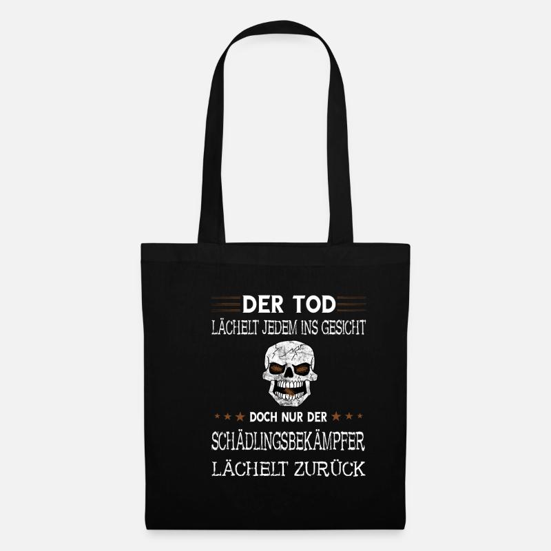 Schädlingsbekämpfer Kammerjäger Geschenke - Stoffbeutel - Schwarz