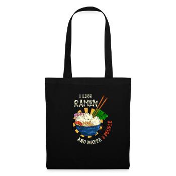 Ramen - Sac en tissu - noir - Devant