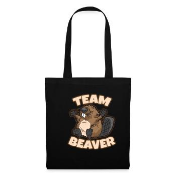 Team Beaver - Tote Bag - black - Front