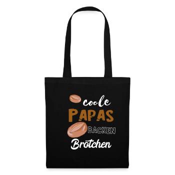Bäcker Konditor Brötchen Backen Bäckerei Geschenke - Stoffbeutel - Schwarz - Vorne