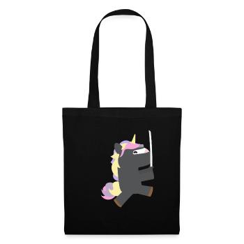Ninja Unicorn - Tote Bag - black - Front