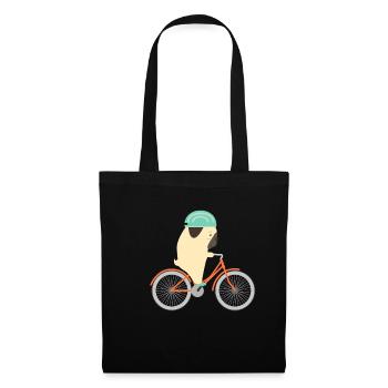 Vélo enfants mobylettes chien vélo cadeau - Sac en tissu - noir - Devant