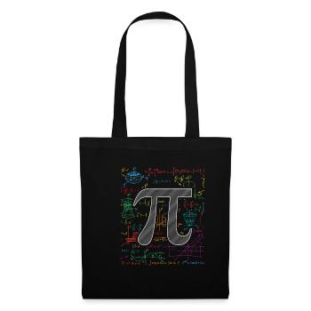 3,14 Mathe Formeln Irrationale Zahl Pi - Stoffbeutel - Schwarz - Vorne