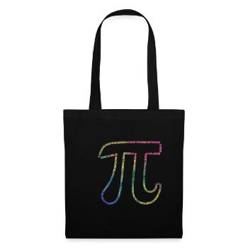 Irrational Number Pi 3.14 Math Colorful - Tote Bag - black - Front