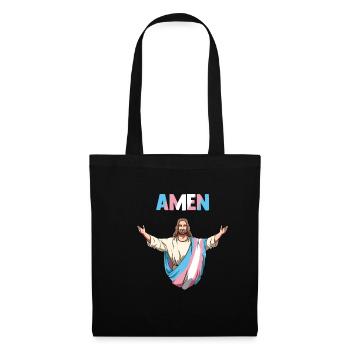 Funny Transgender Jesus - Tote Bag - black - Front