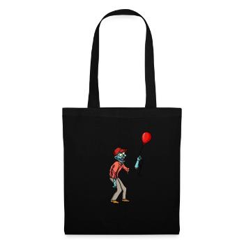 Zombie balloon sarcasm halloween balloon - Tote Bag - black - Front