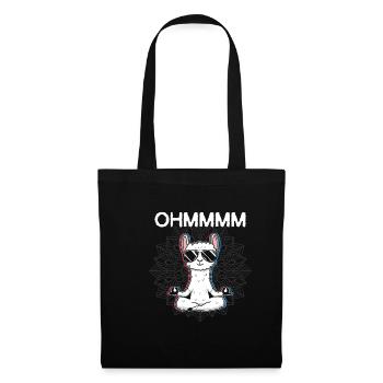 OHMMM Meditation Lama yoga - Sac en tissu - noir - Devant