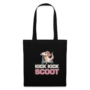 Kick Kick Scoot Scooter Tricks Stunts Riding Young - Stoffbeutel - Schwarz - Vorne