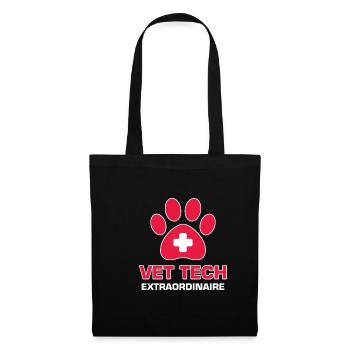 Vet Tech Extraordinaire Pet Medicine Fur Doctor G - Tote Bag - black - Front
