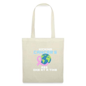 Kicking the cancer's ass - one by one - Tote Bag - nature - Front