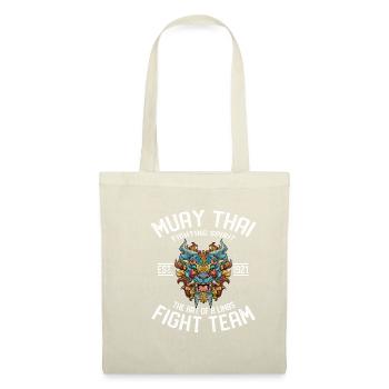 Muay Thai Fight Team - Foo Dog Thai Boxing - Stoffbeutel - Natur - Vorne