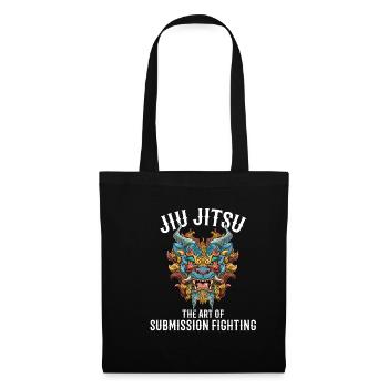 Die Kunst des Unterwerfungsgrapplings - Jiu Jitsu - Stoffbeutel - Schwarz - Vorne