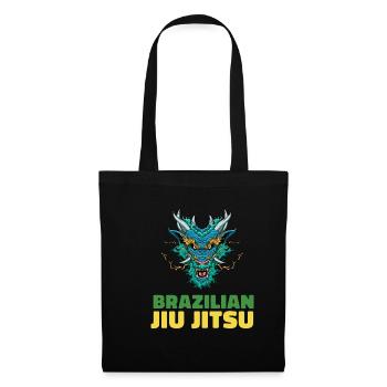 Jiu Jitsu Dragon Demon - Brasilianisches Jiu Jitsu - Stoffbeutel - Schwarz - Vorne
