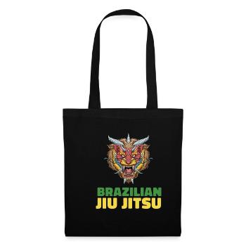 Jiu Jitsu Lion Demon - Brasilianisches Jiu Jitsu - Stoffbeutel - Schwarz - Vorne