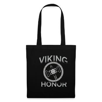 Wikinger-Ehre - Wikinger-Krieger-Norseman - Stoffbeutel - Schwarz - Vorne