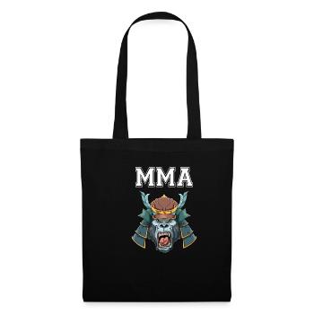 MMA Gorilla Samurai Kopf - Stoffbeutel - Schwarz - Vorne