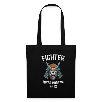 MMA Gorilla Samurai Demon - Cage Fighter Free - Stoffbeutel - Schwarz - Vorne