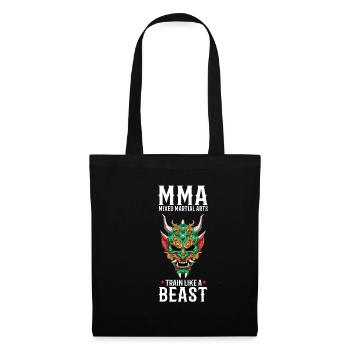 MMA Oni Demon - Käfig Oni Demon Freies Kämpfen - Stoffbeutel - Schwarz - Vorne