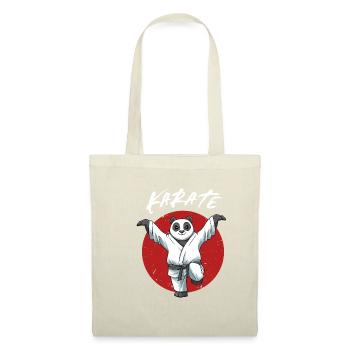 Karate Panda Crane Kick - Jungen und Mädchen - Stoffbeutel - Natur - Vorne