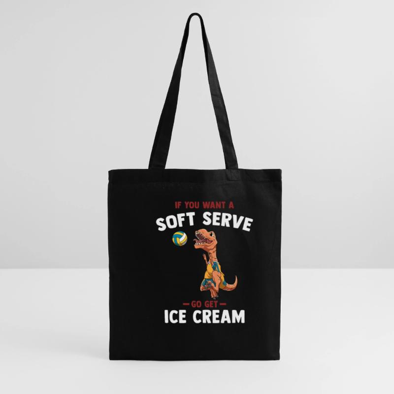Wenn du ein Softeis willst, hol dir Eiscreme - Stoffbeutel