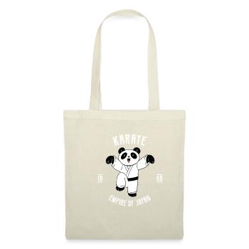 Karate Gear Panda - Karate Japanische - Stoffbeutel - Natur - Vorne