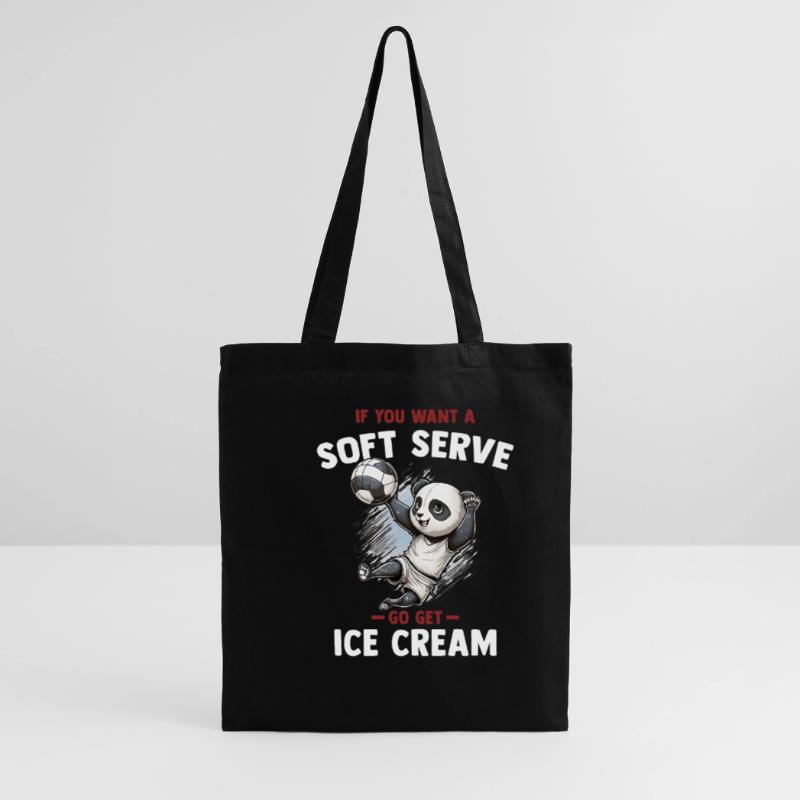 Wenn du ein Softeis willst, hol dir Eiscreme - Stoffbeutel